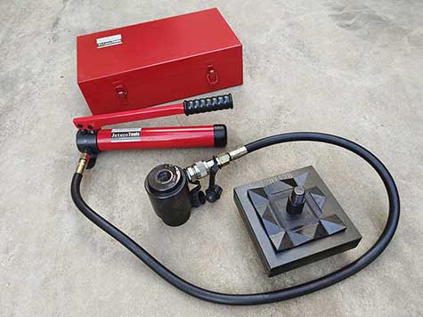 120mm square hole punch tool set