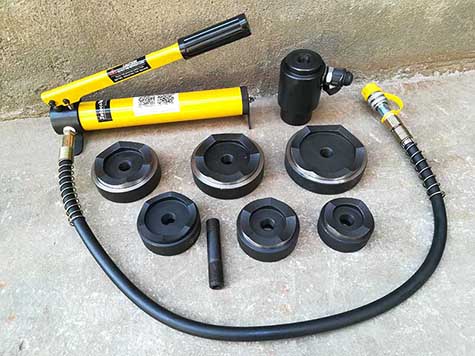 SYK-15 hydraulic knockout hole punch driver tool kit